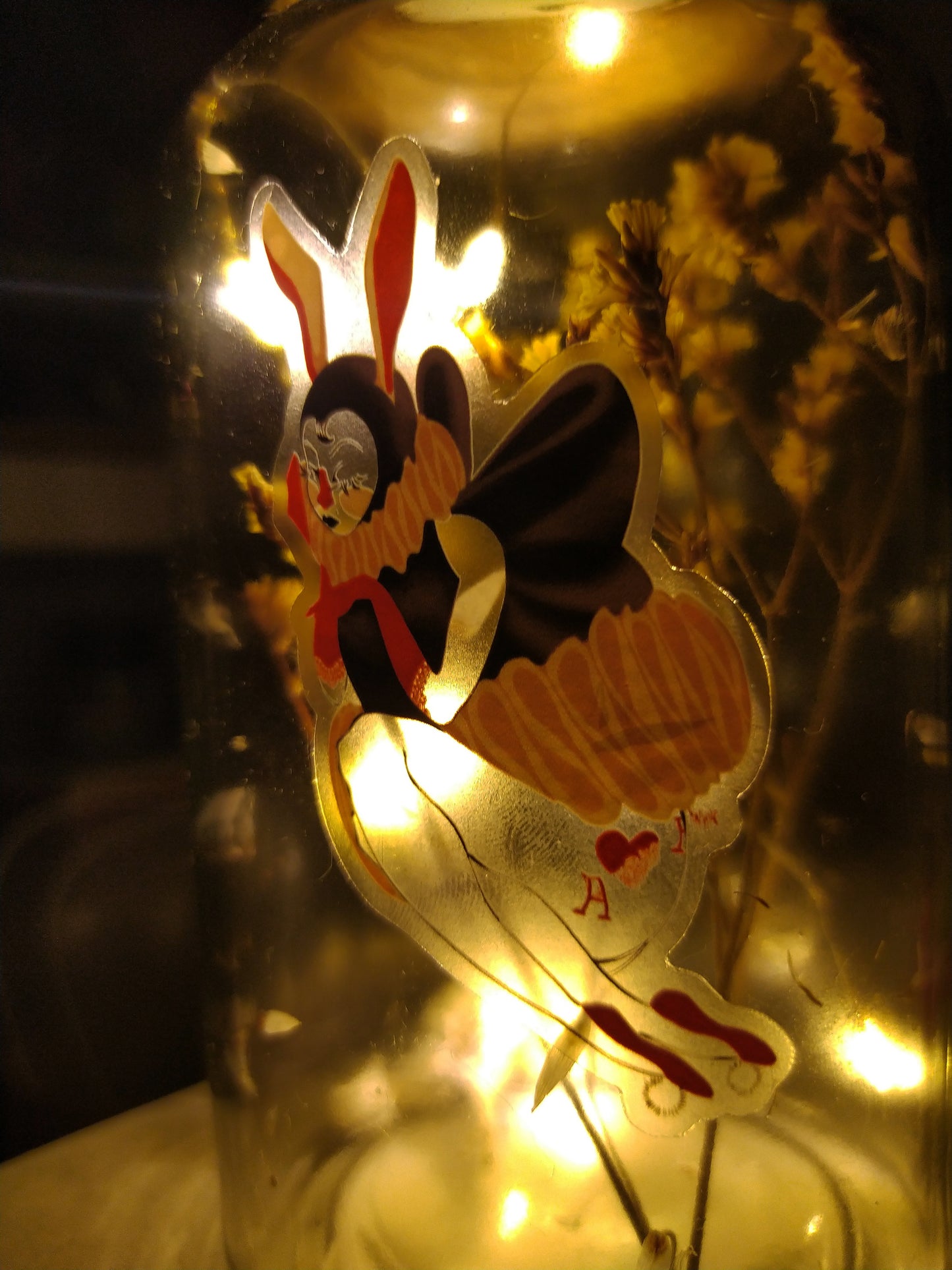 'Ace of Hearts' Clear Sticker